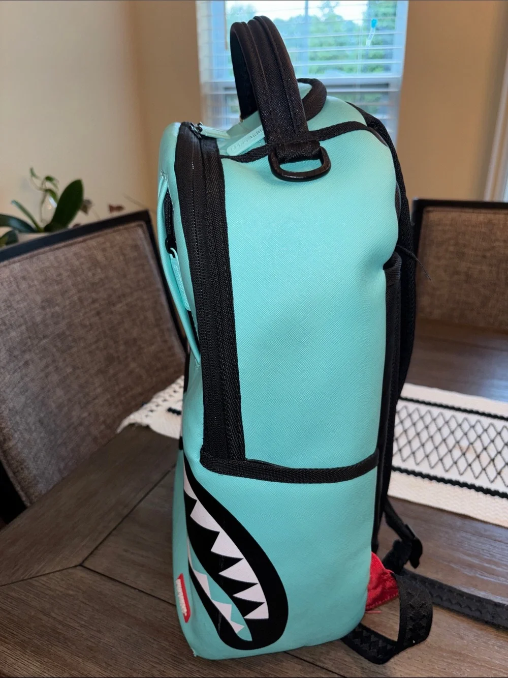 Sprayground Mint Shark Backpack - Picture 3 of 11